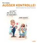 Eine Cartoon-Szene: Ein Zugbegleiter fragt einen blinden Passagier: "...kein Ticket? Dann sind Sie also ein Schwarzfahrer?" Der Passagier antwortet: "Blinder Passagier!", Buch