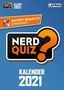 Gregor Kartsios: Rocket Beans TV - Nerd Quiz-Kalender 2021 mit Fragen rund um Games, Filme und Popkultur, Div.
