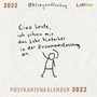 @Kriegundfreitag: @kriegundfreitag Postkartenkalender 2022, KAL