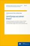 Titel: "Lernt Europa aus seinen Krisen?" Autoren: Andreas Haratsch, Peter Schiffauer. Gelbes und weißes Layout., Buch