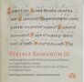 Kyriale Romanum III, CD, CD