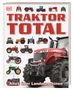 "Traktor Total" und "Alles über Landmaschinen". Rote Traktor-Illustration und viele kleine Traktoren oben., Buch