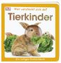 Sandra Grimm: Wer versteckt sich da. Tierkinder, Buch