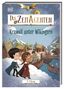 Buchtitel "Die Zeitagenten: Krawall unter Wikingern" von S.J. King. Illustration mit zwei Kindern in Wikingerkleidung., Buch