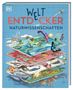 „Weltentdecker Naturwissenschaften“ steht auf einem bunten Buchcover mit Elementen aus Natur und Technik., Buch