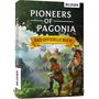 "Pioneers of Pagonia. Das offizielle Buch. Bildner." Zwei Figuren in mittelalterlicher Kleidung vor einer idyllischen Landschaft., Buch