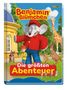 "Benjamin Blümchen", "Die größten Abenteuer." Ein fröhlicher Elefant mit Freunden in einem Park, Illustration., Buch