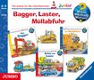 Andrea Erne: Wieso? Weshalb? Warum? junior. Bagger, Laster, Müllabfuhr, CD,CD,CD