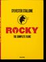 "Sylvester Stallone", "Rocky: The Complete Films". Gelber Hintergrund, schwarzes Pferdekopf-Logo oben., Buch