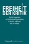 Alexander Brödner: Freiheit der Kritik, Buch, Buch