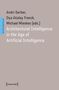 "Andri Gerber, Oya Atalay Franck, Michael Mieskes (eds.) Architectural Intelligence in the Age of Artificial Intelligence. Blaues Band links mit 'Architecture', 'transcript' unten. Schlichter Hintergrund.", Buch