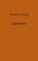 Theodor Lessing: Dämonen, Buch