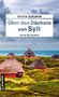 "SYLVIA BERGMAN. Über den Dächern von Sylt. KRIMINALROMAN. Grüne Dünenlandschaft mit Reetdachhäusern am Meer.", Buch