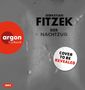 Text: "Sebastian Fitzek Der Nachtzug", "argon hörbuch", "Cover to be revealed", "mp3". Schlichtes graues Design, rotes Logo., MP3-CD
