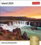 Rainer Großkopf: Island Sehnsuchtskalender 2024, Kalender