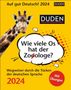 Ines Balcik: Duden Auf gut Deutsch - Wie viele Os hat der Zooologe? Tagesabreißkalender 2024, KAL