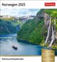 Norwegen Sehnsuchtskalender 2025 - Wochenkalender mit 53 Postkarten, Kalender