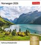 Norwegen Sehnsuchtskalender 2026 - Wochenkalender mit 53 Postkarten, KAL