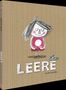 "LEERE" und "ANNA LLENAS" stehen auf einem kartonartigen Hintergrund. Eine Illustration zeigt ein Mädchen mit einer Lücke im Bauch., Buch