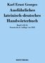 Karl Ernst Georges: Ausführliches lateinisch-deutsches Handwörterbuch, Buch