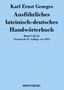 Karl Ernst Georges: Ausführliches lateinisch-deutsches Handwörterbuch, Buch