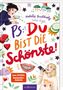 Titel: "PS: Du bist die Schönste!" von Natalie Buchholz, Inka Vigh. Illustration mit Mädchen, Sternen und Blumen., Buch