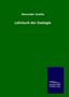 Alexander Goette: Lehrbuch der Zoologie, Buch