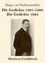 Hugo Von Hofmannsthal: Die Gedichte 1891-1898 / Die Gedichte 1924 (Großdruck), Buch