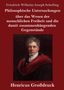 Friedrich Wilhelm Joseph Schelling: Philosophische Untersuchungen über das Wesen der menschlichen Freiheit und die damit zusammenhängenden Gegenstände (Großdruck), Buch
