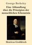 George Berkeley: Eine Abhandlung über die Prinzipien der menschlichen Erkenntnis (Großdruck), Buch