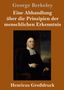 George Berkeley: Eine Abhandlung über die Prinzipien der menschlichen Erkenntnis (Großdruck), Buch