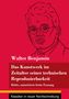 Walter Benjamin: Das Kunstwerk im Zeitalter seiner technischen Reproduzierbarkeit, Buch