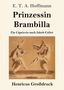 Text: "E. T. A. Hoffmann - Prinzessin Brambilla - Ein Capriccio nach Jakob Callot - Henricus Großdruck". Zwei tanzende Figuren., Buch