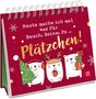 "Heute mache ich mal was für Bauch, Beine, Po ... Plätzchen!" Illustration mit drei lächelnden Bären., Buch