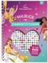 Schwager & Steinlein Verlag: Disney Prinzessin Malbuch mit Diamantstickern | Malspaß mit über 500 funkelnden Glitzersteinen, Buch