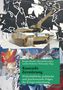 Bruder et al. (Hg.), Rasende Zerstörung. Panzer auf farbigem, abstraktem Hintergrund mit schwarz-weißen Linien., Buch