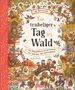 "Im Bärenwald. Ein trubeliger Tag im Wald." Fröhliche Tiere und bunte Baumhäuser in einer lebendigen Waldszene., Buch