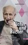 Cover eines Buches. Titel: "Tücher und Bücher". Autor: Ingvild Richardsen. Ein älterer Mann mit Glas Rotwein.