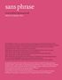 Gerhard Scheit: sans phrase, Buch