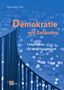 Text: "Demokratie mit Geländer. Leitplanken für ein Engagement." Ein gebogenes Metallgeländer vor verschwommenem Hintergrund., Buch
