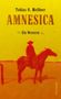"Tobias O. Meißner, AMNESICA, Ein Western." Silhouette eines Cowboys auf Pferd vor gelbem Hintergrund., Buch