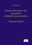 Bernhard Von Poten: Handwörterbuch der Gesamten Militärwissenschaften, Buch