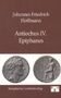 Johannes Friedrich Hoffmann: Antiochus IV. Epiphanes, Buch