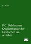 G. Waitz: F.C. Dahlmanns Quellenkunde der Deutschen Geschichte, Buch