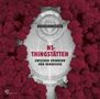 "NS-Thingstätten: Zwischen Erinnern und Vergessen" von Stefanie Samida. Luftaufnahme eines Amphitheaters umgeben von roten Bäumen., Buch