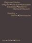 Namen in Punkten gruppiert, zentral: "Reading Mirtha Dermisache". Unten: "con•stel•la•tions". Dunkler Hintergrund., Buch