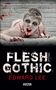 Text: "RICHARD LAYMON: Edward Lee – das ist literarische Körperverletzung! FLESH GOTHIC Thriller. EDWARD LEE."  
Blasse Person mit blutverschmiertem Gesicht., Buch