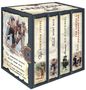 Daniel Defoe: Die großen Klassiker der Abenteuerliteratur - Robinson Crusoe - Moby Dick - Die Schatzinsel - Tom Sawyer & Huckleberry Finn, Buch