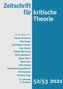 Zeitschrift für kritische Theorie / Zeitschrift für kritische Theorie, Heft 52/53, Buch