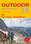 OUTDOOR Wanderführer, Christian K. Rupp, E5 Oberstdorf – Meran/Bozen. Drei Wanderer in den Bergen.